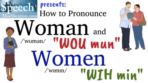 how to pronounce women|How to pronounce WOMAN /wʊmən/